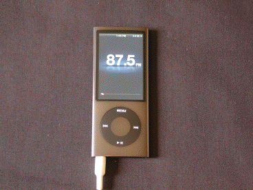iPod nano FM radio tuner