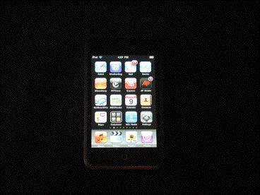 iPod touch backlit display