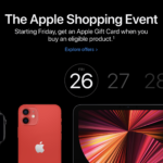 Apple 2021 Black Friday Cyber Monday Shopping Event