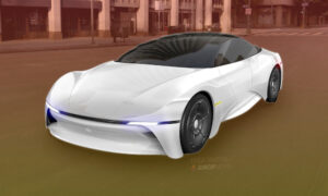 Apple Car Render