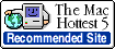 The Mac Hottest 5 Recommended Site Award
